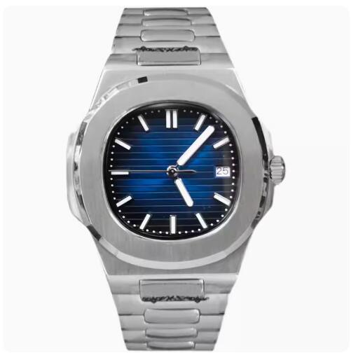 Men's Automatic Mechanical Watch Nautilus Style Stainless Steel Case Strap with NH35A Movement
