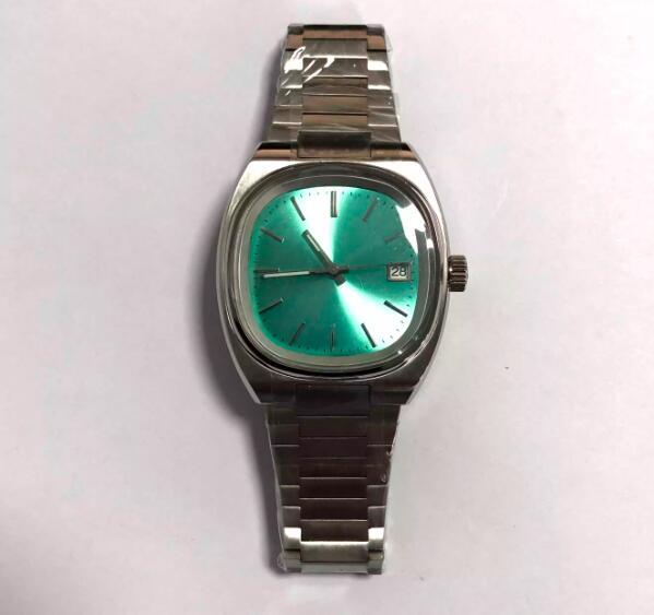 New acrylic mirror stainless steel watch case with NH35/NH36 movement style for men's automatic machines