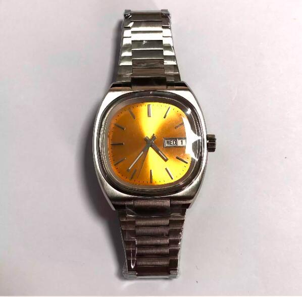 New acrylic mirror stainless steel watch case with NH35/NH36 movement style for men's automatic machines