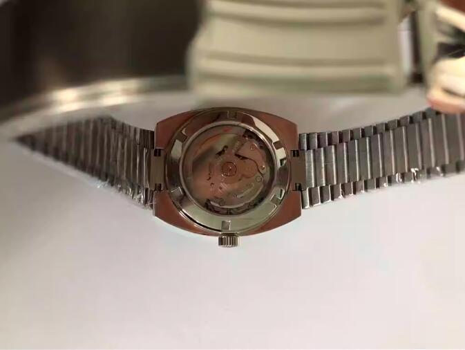 New acrylic mirror stainless steel watch case with NH35/NH36 movement style for men's automatic machines