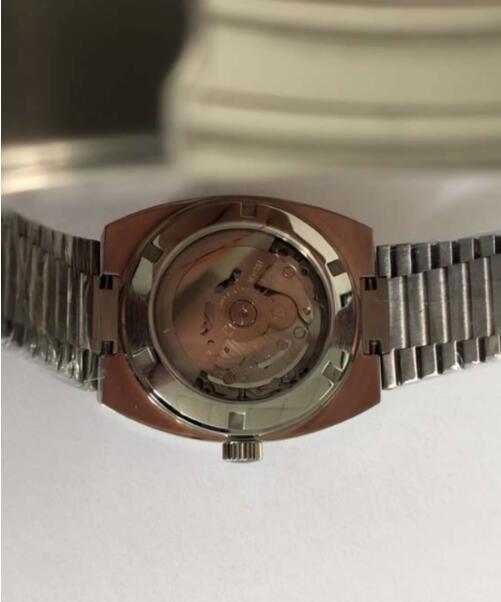 New acrylic mirror stainless steel watch case with NH35/NH36 movement style for men's automatic machines