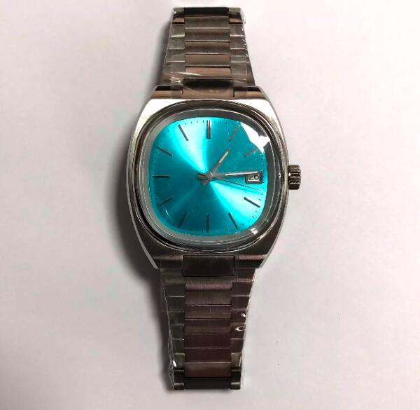 New acrylic mirror stainless steel watch case with NH35/NH36 movement style for men's automatic machines