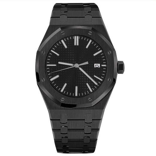 41mm PVD rose gold/black precision steel men's mechanical watch with NH35 movement sapphire glass