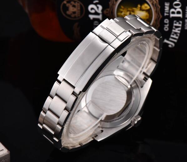 Men's mechanical watch 40mm Blue Treasure mirror fully automatic movement diving watch blue