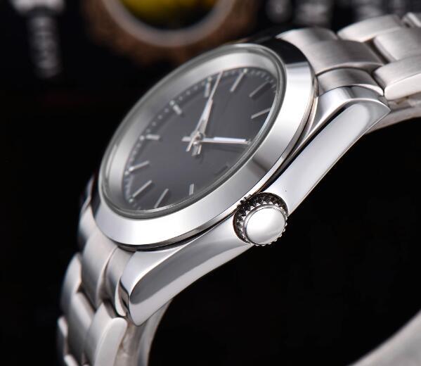 Men's Mechanical Watch 40mm Blue Treasure Mirror Fully Automatic Movement Diving Watch Black Silver Needle