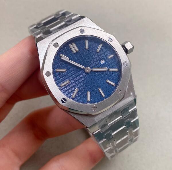31MM minimalist women's octagonal stainless steel quartz watch with green luminous dial and Japanese VJ24 quartz movement