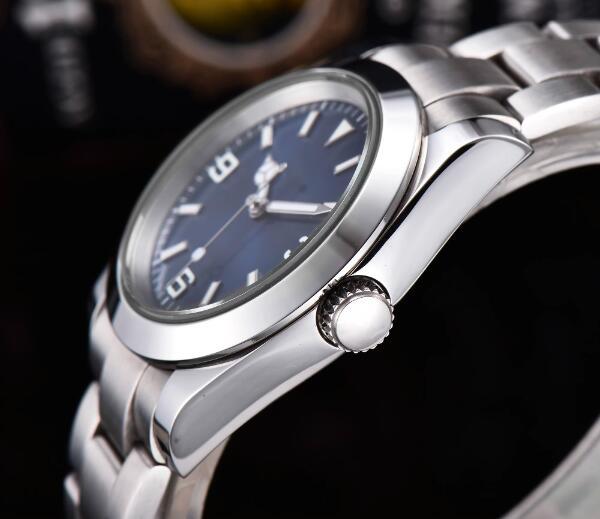 Men's Mechanical Watch 40mm Blue Treasure Mirror Fully Automatic Movement Diving Kong Ba Series Watch