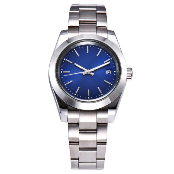 Men's mechanical watch 40mm Blue Treasure mirror fully automatic movement diving watch blue
