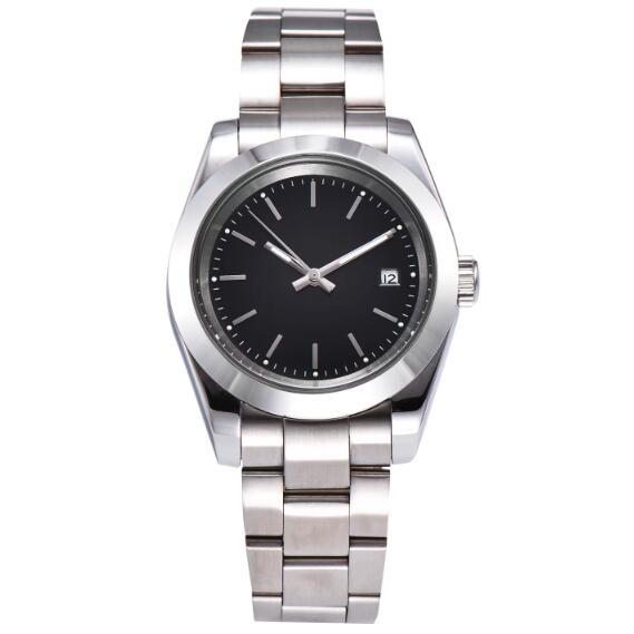 Men's Mechanical Watch 40mm Blue Treasure Mirror Fully Automatic Movement Diving Watch Black Silver Needle