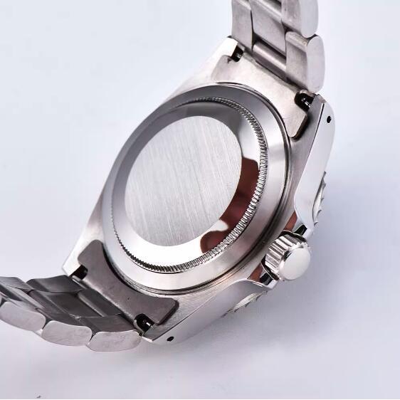 Men's automatic mechanical watch 40mm steel shell aluminum luminous frame bracelet silk bracelet