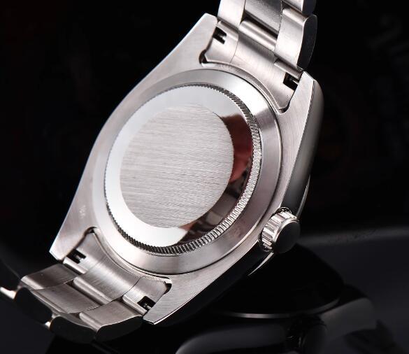 Men's Mechanical Watch 40mm Blue Treasure Mirror Fully Automatic Movement Diving Watch Black