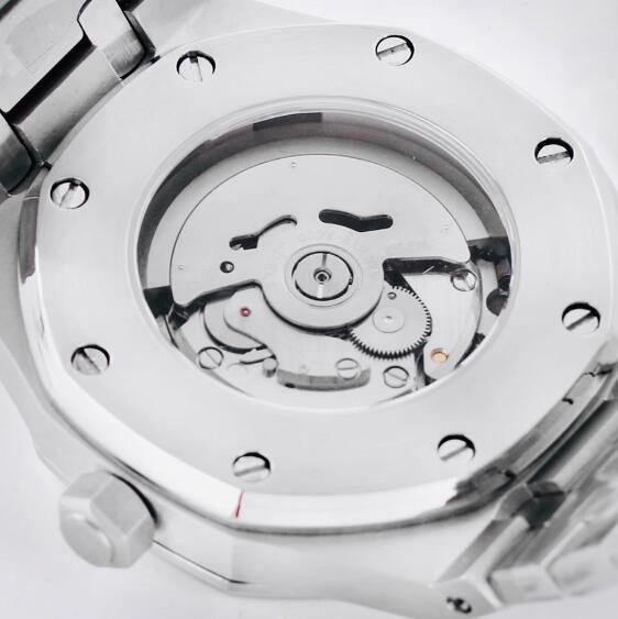 Men's mechanical watch with 41mm stainless steel case and deep blue dial