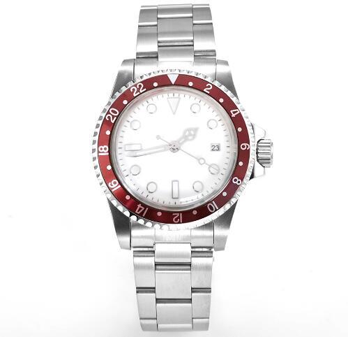 Modified mechanical watch with a 39.5mm vintage stainless steel case and acrylic mirror, paired with a fully automatic movement from China