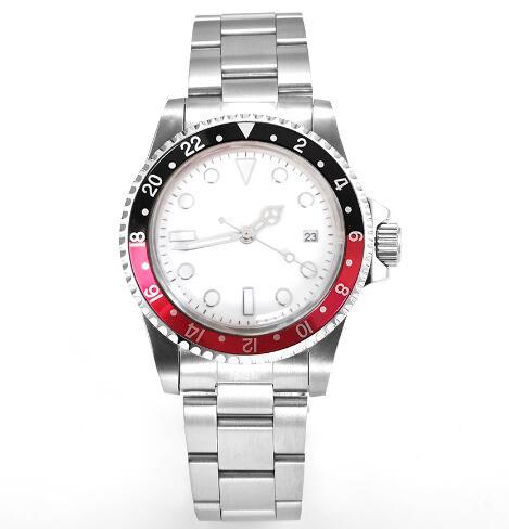 Modified mechanical watch with a 39.5mm vintage stainless steel case and acrylic mirror, paired with a fully automatic movement from China