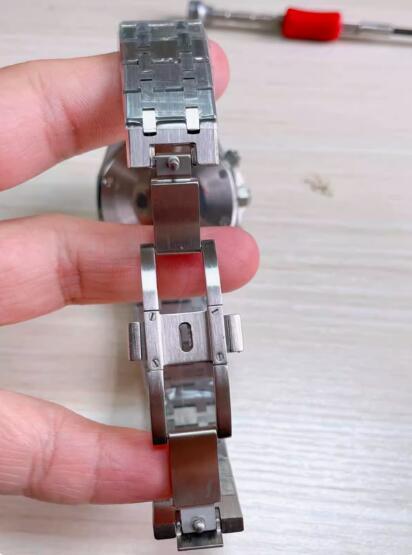 Octagonal quartz men's chronograph 41mm stainless steel watch set with Japanese vk63 movement