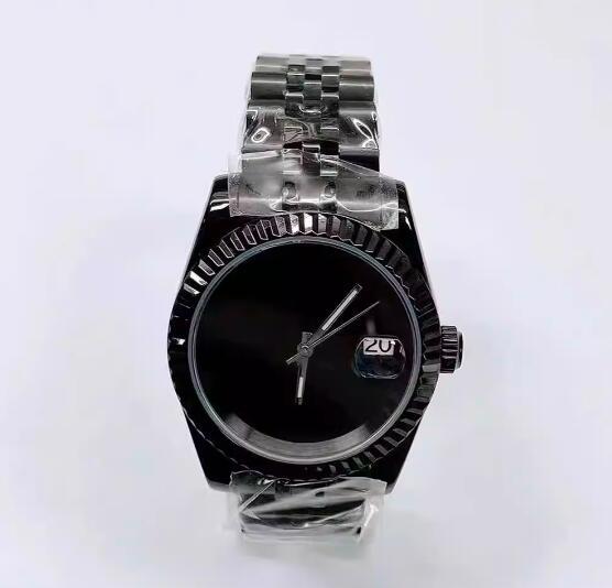 Mechanical Watch Blue Treasure Glass Face Stainless Steel Case 39mm with NH35 Movement