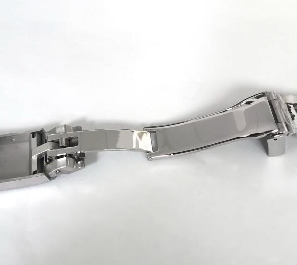 Men's quartz watch timing code 39mm stainless steel case sapphire glass+stainless steel strap VK63 movement