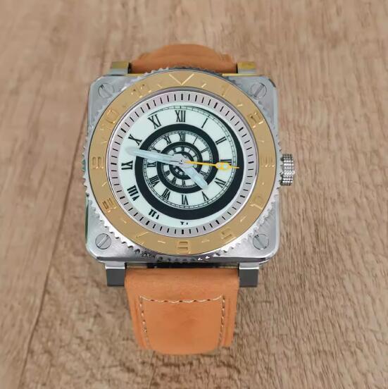 Men's Watch 42MM Precision Steel Square Thread Green Glow Text Assembly Japanese NH35 Movement