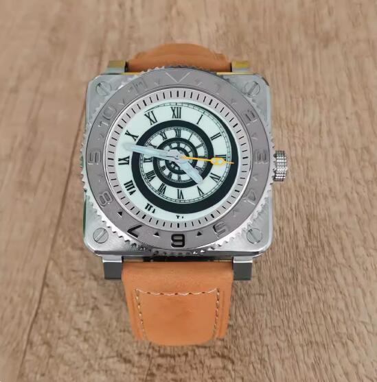 Men's Watch 42MM Precision Steel Square Thread Green Glow Text Assembly Japanese NH35 Movement