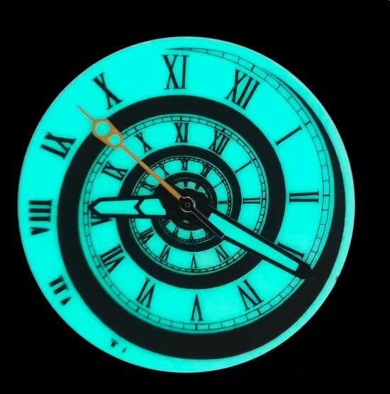 Men's Watch 42MM Precision Steel Square Thread Green Glow Text Assembly Japanese NH35 Movement