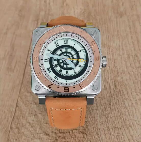 Men's Watch 42MM Precision Steel Square Thread Green Glow Text Assembly Japanese NH35 Movement