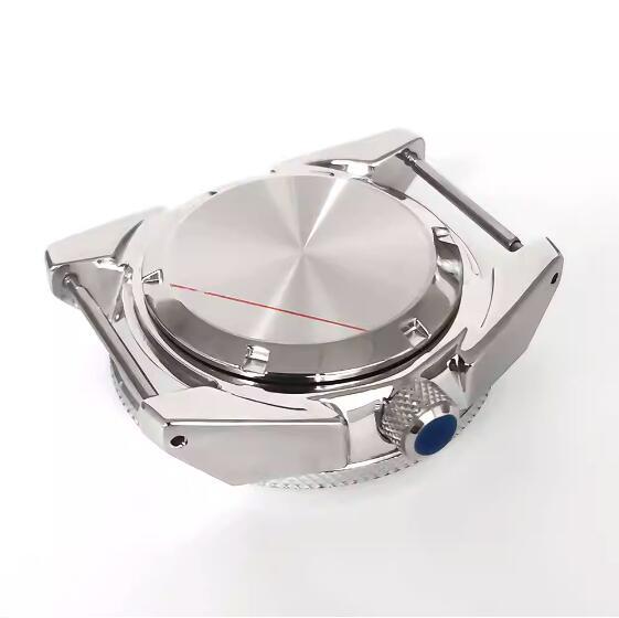 New men's automatic mechanical watch 43mm black orange minimalist dial rubber strap with Japanese NH35 movement