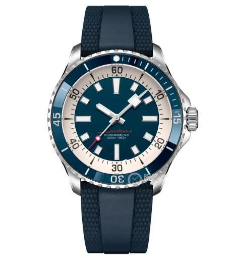 Luxury New Automatic Watch for Men Mechanical Watches SuperOcean Stainless Steel Black Blue Orange Rubber Sapphire Ceramic 42mm
