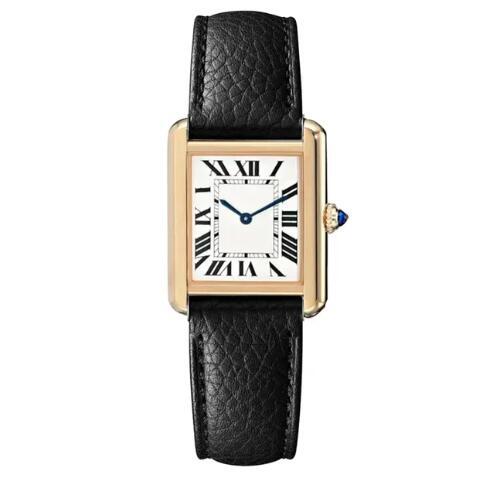 Luxury New Mens Womens Watch Gold Silver Black Leather Female Ladies Quartz Movement Relogio Masculino