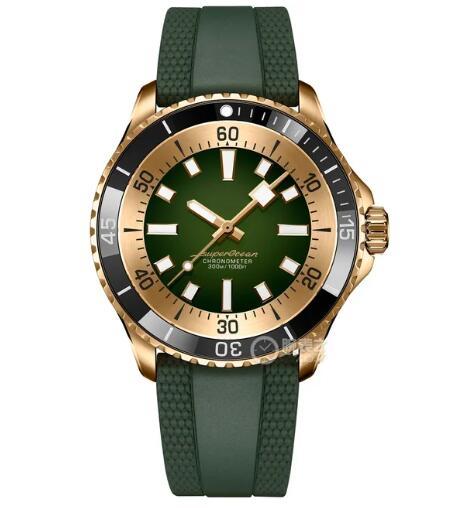 Luxury New Automatic Watch for Men Mechanical Watches SuperOcean Stainless Steel Black Blue Orange Rubber Sapphire Ceramic 42mm