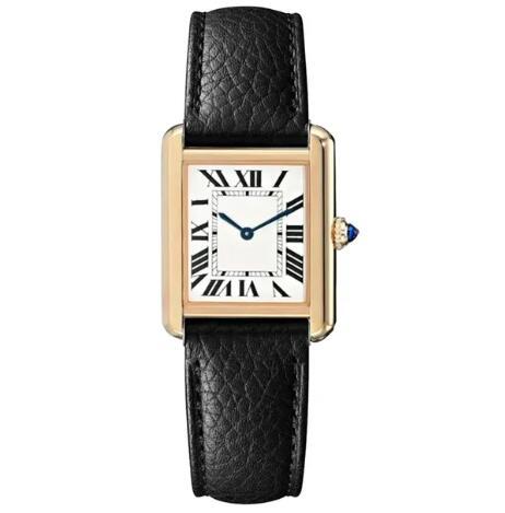 Luxury New Mens Womens Watch Gold Silver Black Leather Female Ladies Quartz Movement Relogio Masculino
