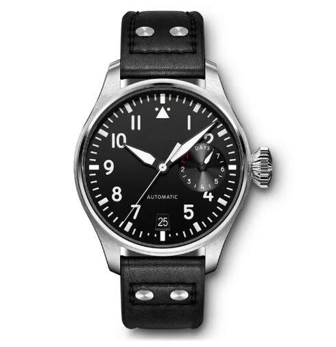Luxury New Mens Mechanical Watch Big Pilot Automatic Black Leather Reloj Hombre