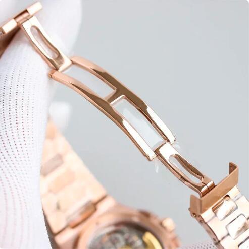 Luxury New Automatic Watch for Men Mechanical Watches 5711 Nautilus Stainless Steel Business Rose Gold Black Blue Luminous