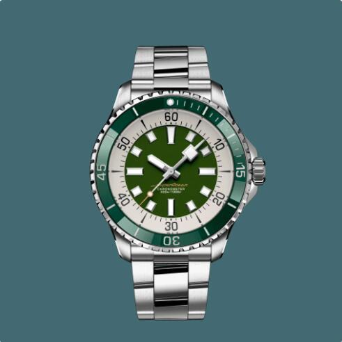 Luxury New Mens Automatic Mechanical Watch B42 Stainless Steel Superocean Black Blue Ceramic Bezel Sapphire Glass 44mm