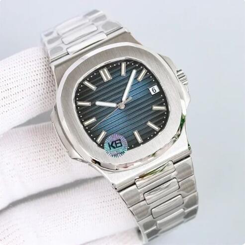 Luxury New Automatic Watch for Men Mechanical Watches 5711 Nautilus Stainless Steel Business Rose Gold Black Blue Luminous