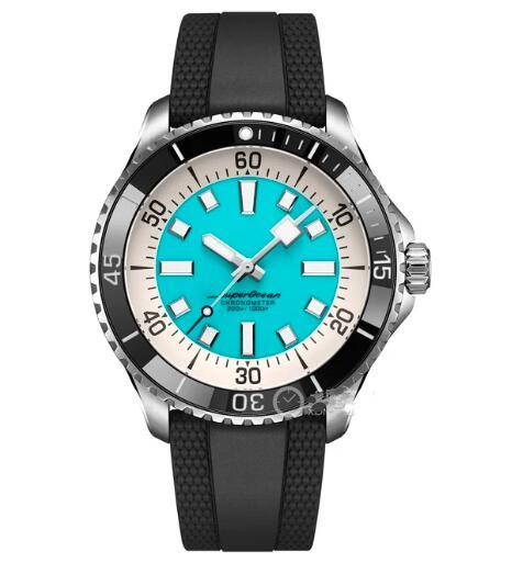 Luxury New Automatic Watch for Men Mechanical Watches SuperOcean Stainless Steel Black Blue Orange Rubber Sapphire Ceramic 42mm