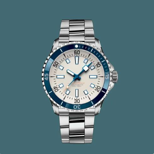 Luxury New Mens Automatic Mechanical Watch B42 Stainless Steel Superocean Black Blue Ceramic Bezel Sapphire Glass 44mm