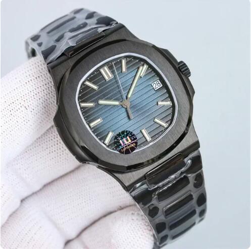 Luxury New Automatic Watch for Men Mechanical Watches 5711 Nautilus Stainless Steel Business Rose Gold Black Blue Luminous