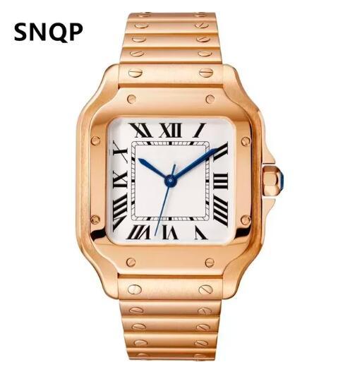 New Green Leather Automatic Mechanical Watch Men Womens Stainless Steel Blue Black White Rome Gold Bezel Wristwatch