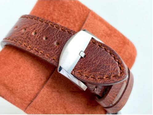 Luxury New Mens Mechanical Watch Automatic Chronograph ETA7750 Brown Leather Relogio Masculino