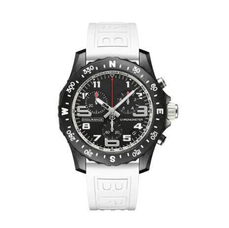 Luxury New MenRed Blue Rubber Quartz Watch Waterproof Chronograph Watches Montre Endurance Pro Avenger Sapphire Glass 44mm