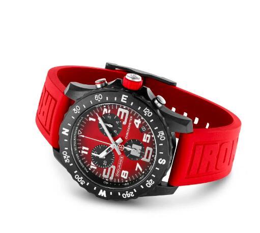 Luxury New MenRed Blue Rubber Quartz Watch Waterproof Chronograph Watches Montre Endurance Pro Avenger Sapphire Glass 44mm