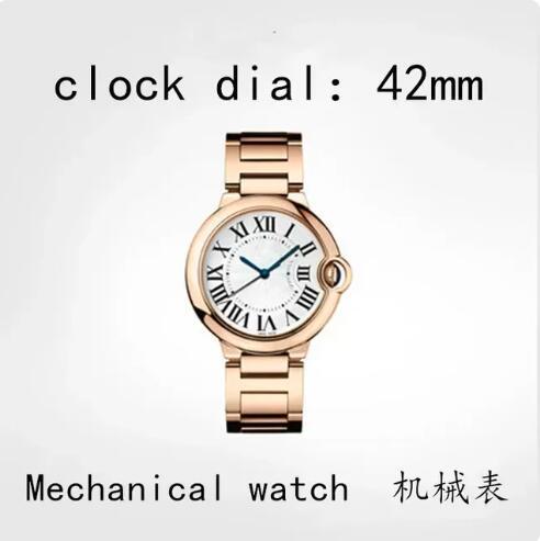 Luxury New Mechanical Watch Mens Automatic Rome White Dial Fashion Watches