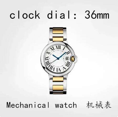 Luxury New Mechanical Watch Mens Automatic Rome White Dial Fashion Watches