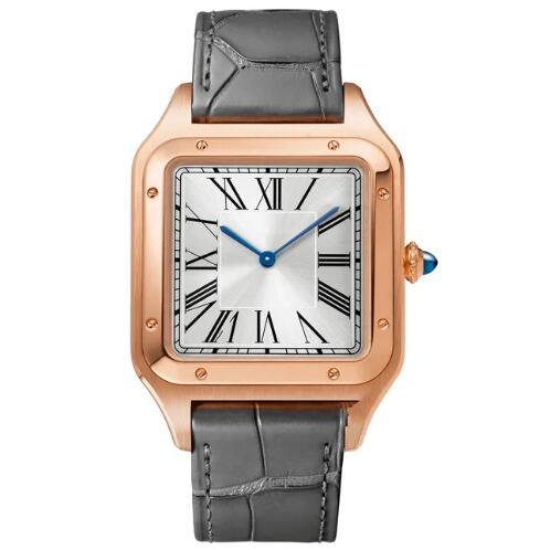 Luxury New Mens Women Watch Quartz Couple Rose Gold Black White Rome Dial Lover Leather Blue Reloj Hombre