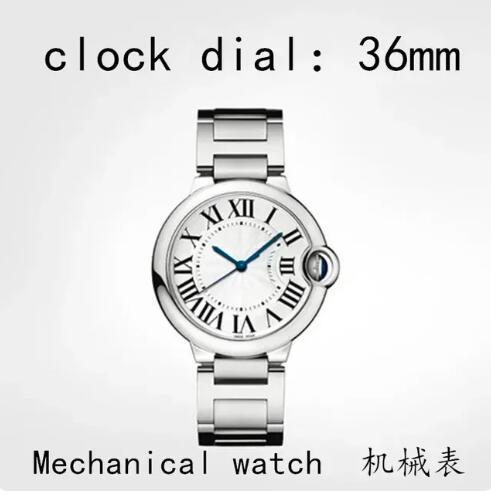 Luxury New Mechanical Watch Mens Automatic Rome White Dial Fashion Watches