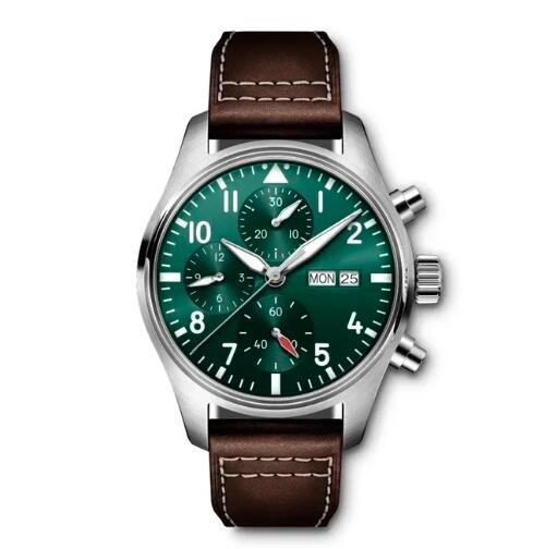 Luxury New Mens Mechanical Pilots Watch Automatic Prince Brown Leather Blue Dial Relogio Masculino