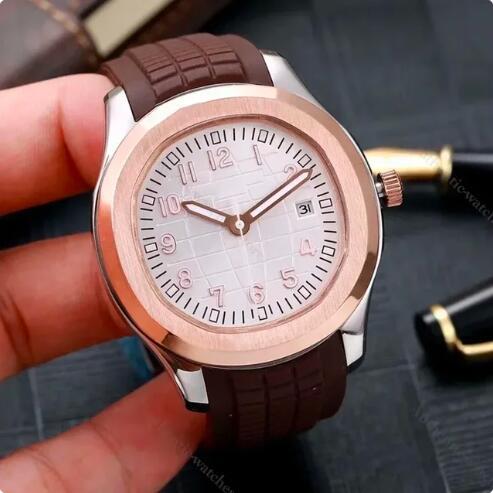 New Luxury Men Mechanical Watch Silver Rose Gold JUMBO Stainless Steel Automatic Watches Blue White Rubber Strap Sapphire