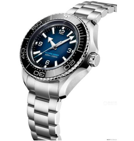 2023 New Mens Automatic Mechanical Watch Stainless Steel Blue Black Ceramic Bezel Sapphire Ultra Deep Wristwatch 45mm