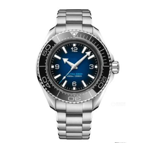 2023 New Mens Automatic Mechanical Watch Stainless Steel Blue Black Ceramic Bezel Sapphire Ultra Deep Wristwatch 45mm