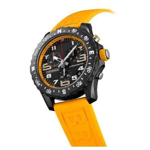 Luxury New MenRed Blue Rubber Quartz Watch Waterproof Chronograph Watches Montre Endurance Pro Avenger Sapphire Glass 44mm